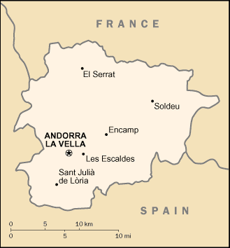 [Country map of Andorra]