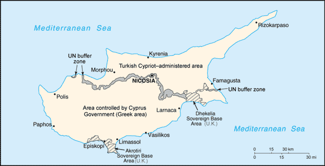 [Country map of Cyprus]
