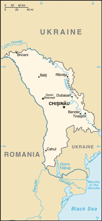 [Country map of Moldova]