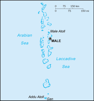 [Country map of Maldives]