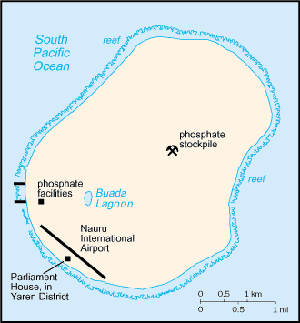 [Country map of Nauru]
