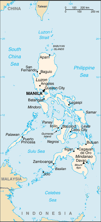 [Country map of Philippines]