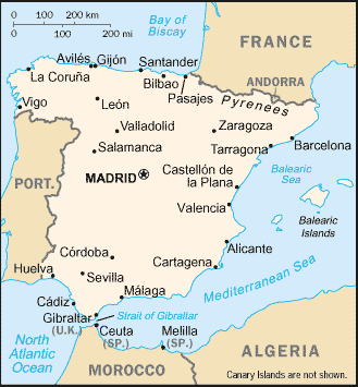 [Country map of Spain]