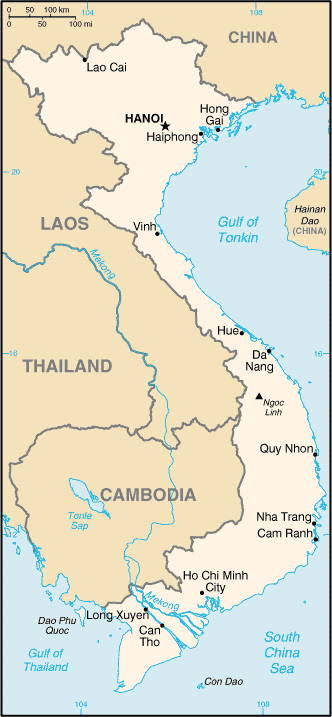 [Country map of Vietnam]